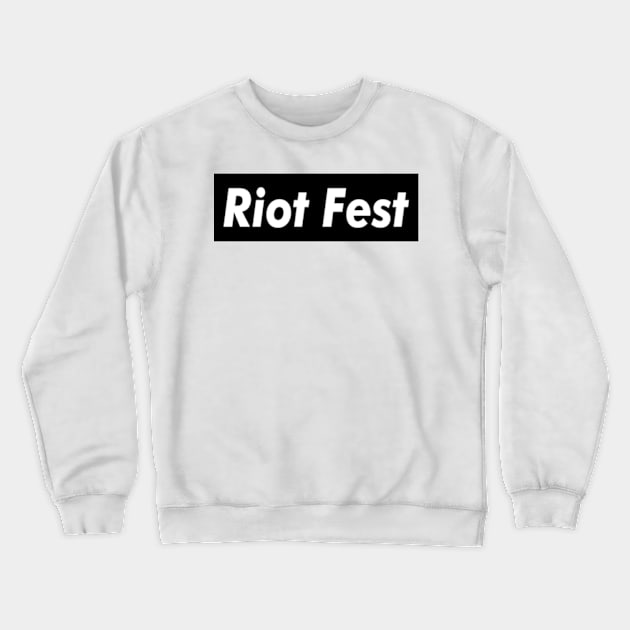 Riot Fest Meat Brown Crewneck Sweatshirt by Easy On Me